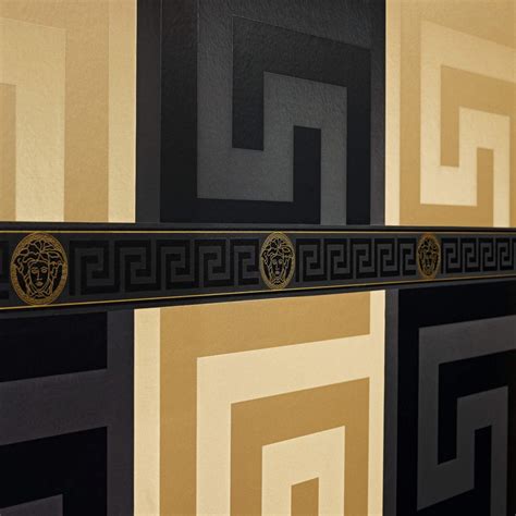 Vinyl Vlies Mustertapete Versace Wallpaper Tapete Greek 